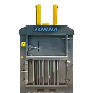 Compactadora de cartón industrial TONNA44, 45 toneladas, 450kN, bala de 450 kg